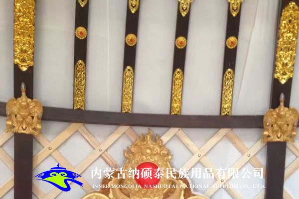 实木蒙古包内饰