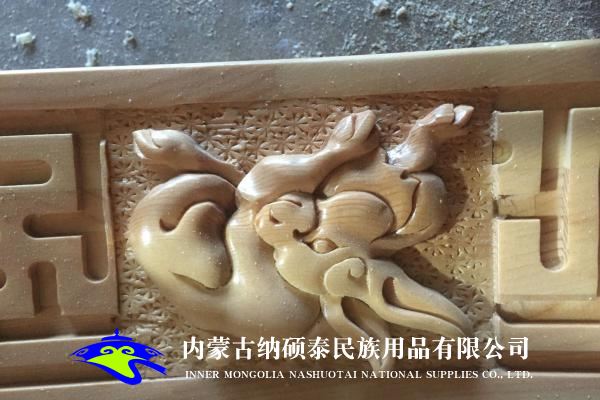 实木蒙古包内饰