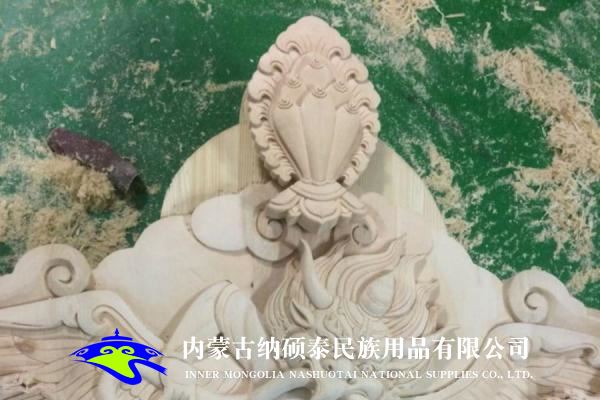 实木蒙古包内饰