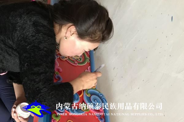 实木蒙古包内饰