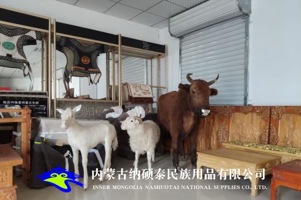 实木蒙古包内饰
