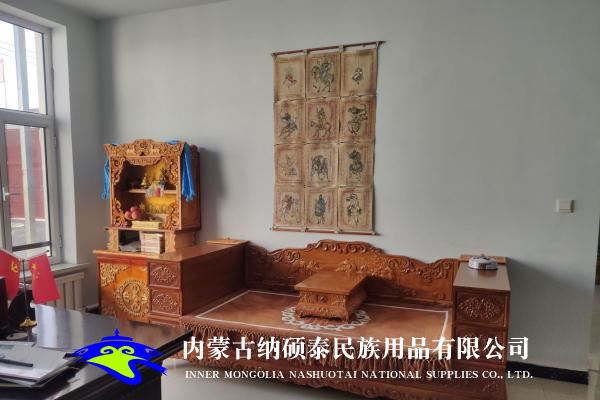 实木蒙古包内饰